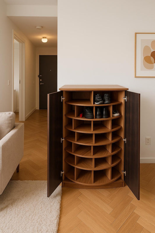Infinity Shoe Rack | Vertical Shoe Storage for Small Spaces 👟⬆️